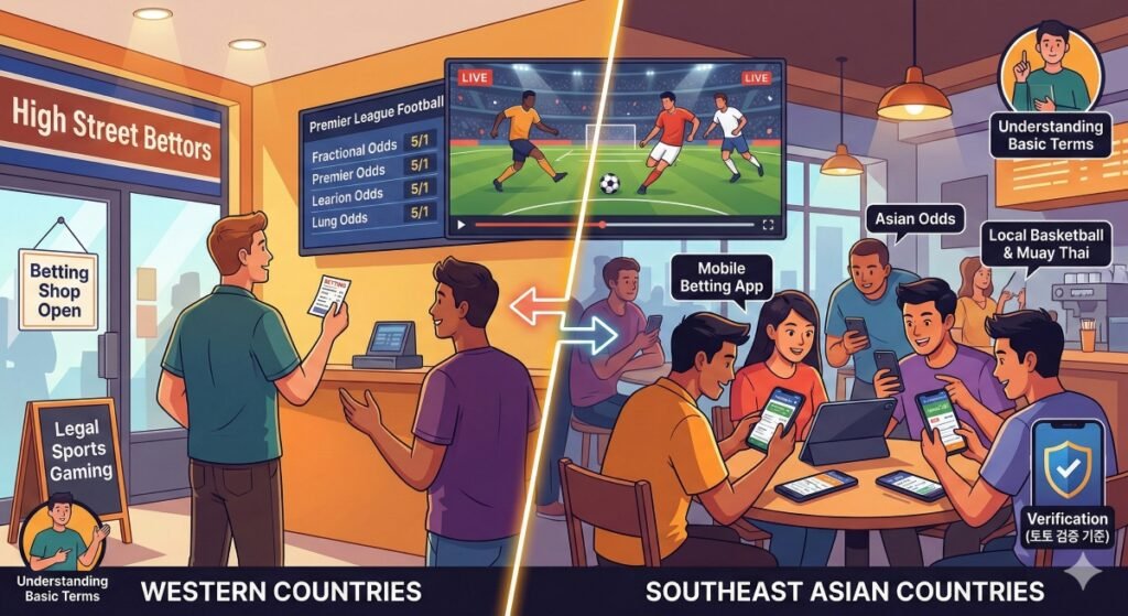 A Look at Sports Betting West vs. Southeast Asian Countries