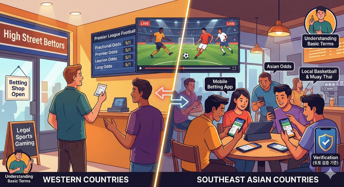 A Look at Sports Betting West vs. Southeast Asian Countries