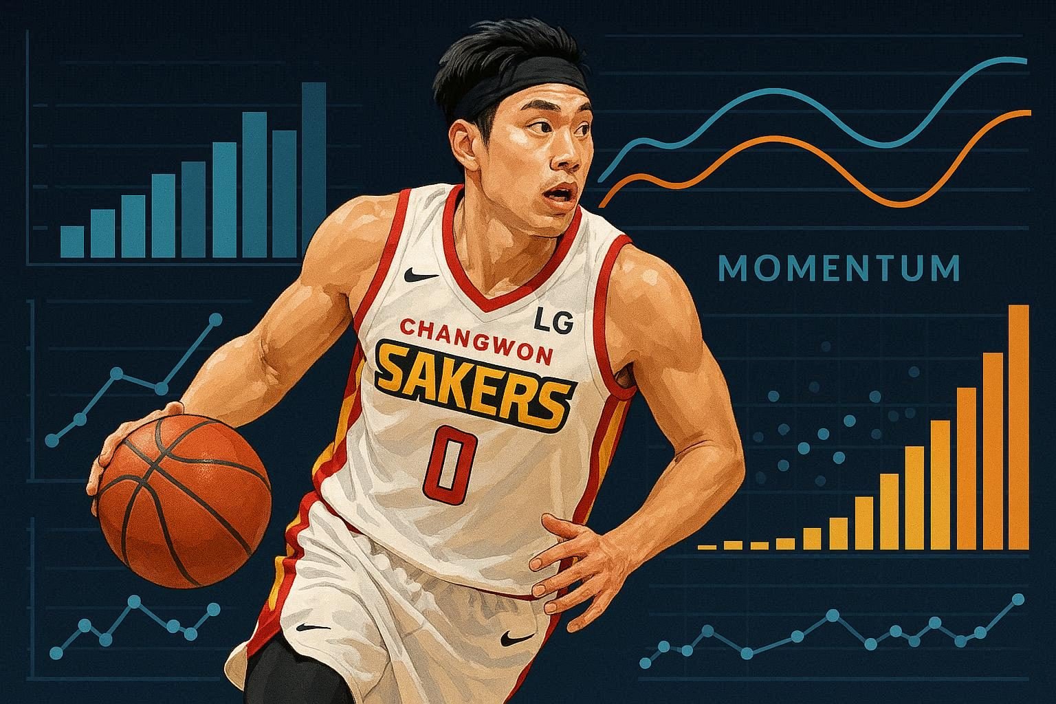 Changwon LG Sakers and the Analytics of KBL Momentum